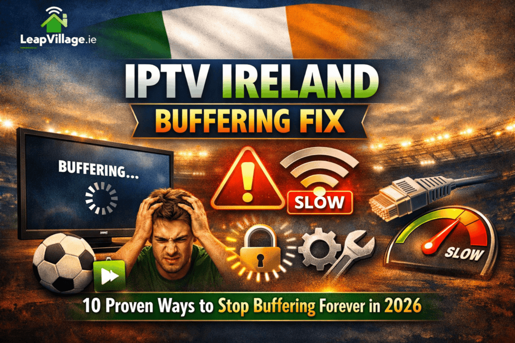 IPTV Ireland buffering fix stop buffering troubleshooting guide 2026