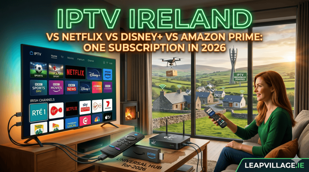 IPTV Ireland vs Netflix Disney Plus Amazon Prime streaming comparison 2026