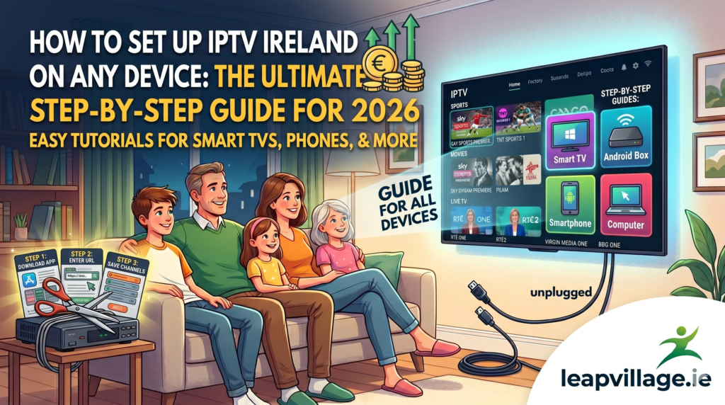 How to set up IPTV Ireland on Fire Stick Smart TV and phone 2026