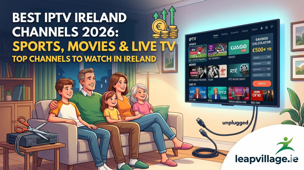 Best IPTV Ireland channels 2026 sports movies live TV