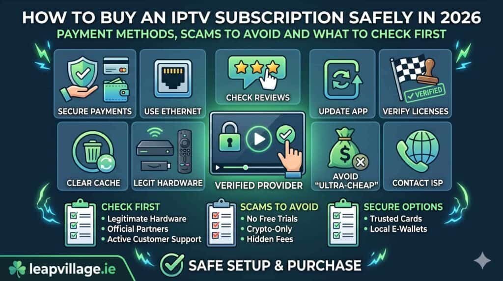 How to buy an IPTV subscription safely avoid scams 2026