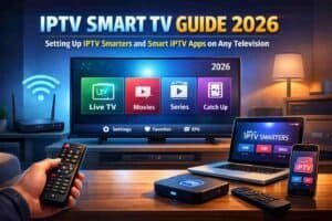 IPTV smart TV setup guide IPTV Smarters Samsung LG Sony 2026