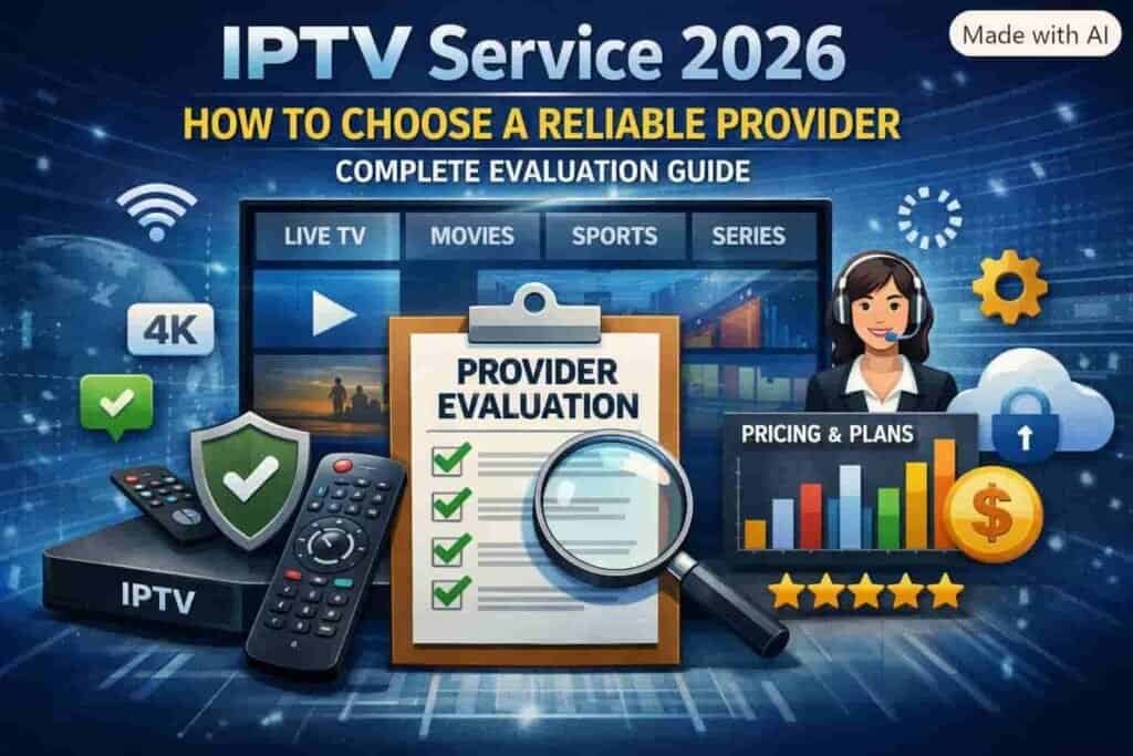 IPTV service 2026 - how to choose a reliable provider evaluation guide - Krusell.pl