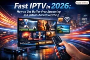 Fast IPTV buffer-free streaming instant channel switching 2026