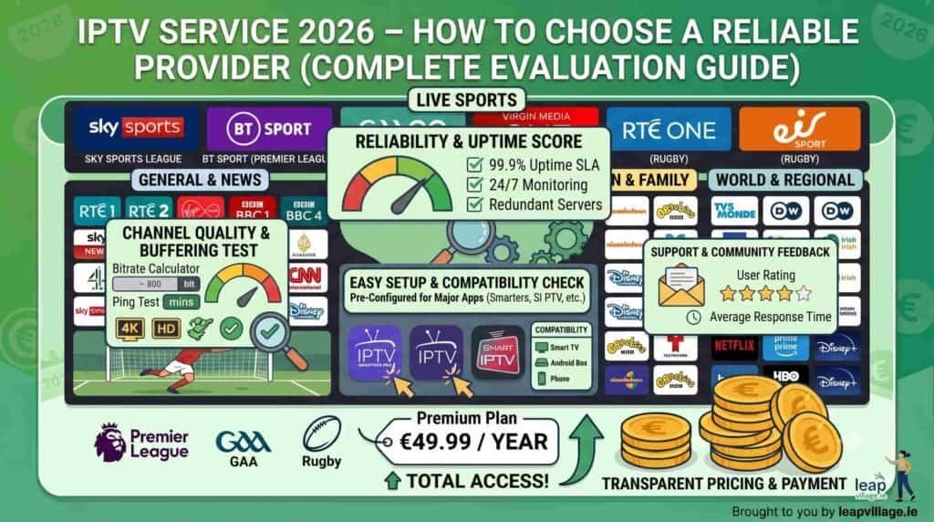 IPTV service 2026 - how to choose a reliable provider evaluation guide - Krusell.pl